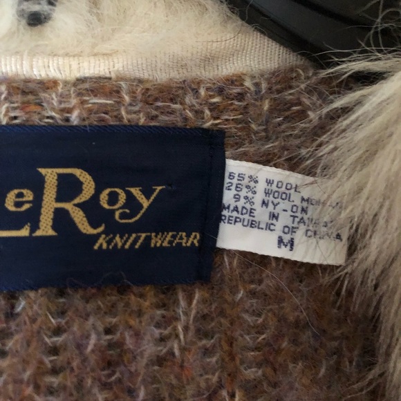 Vintage Le Roy sweater coat - Picture 8 of 8